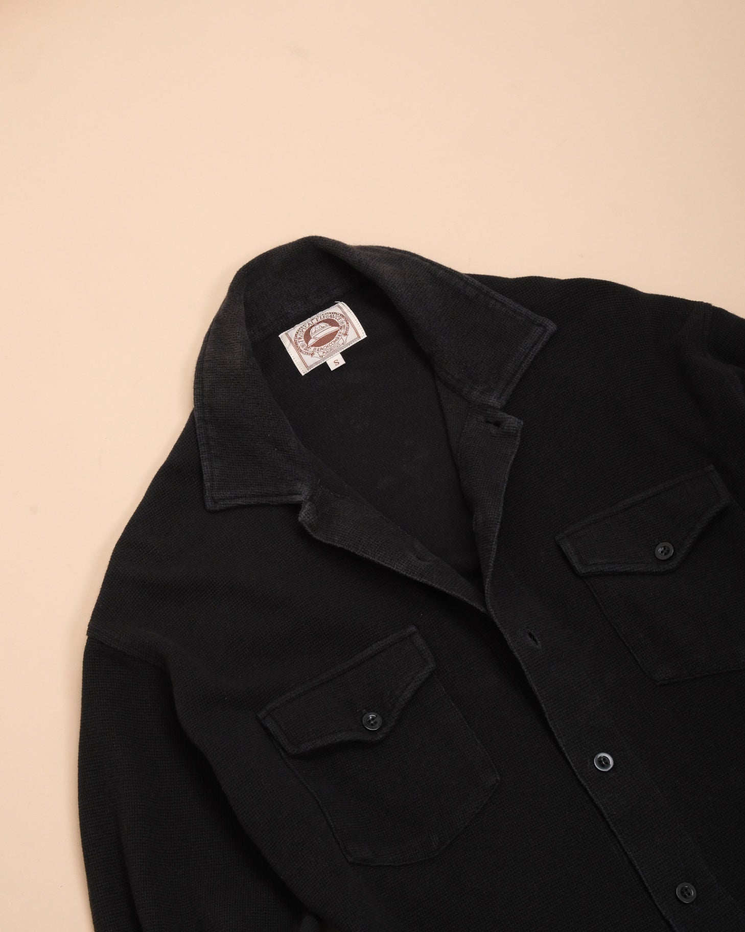 Black Waffle Resort Shirt