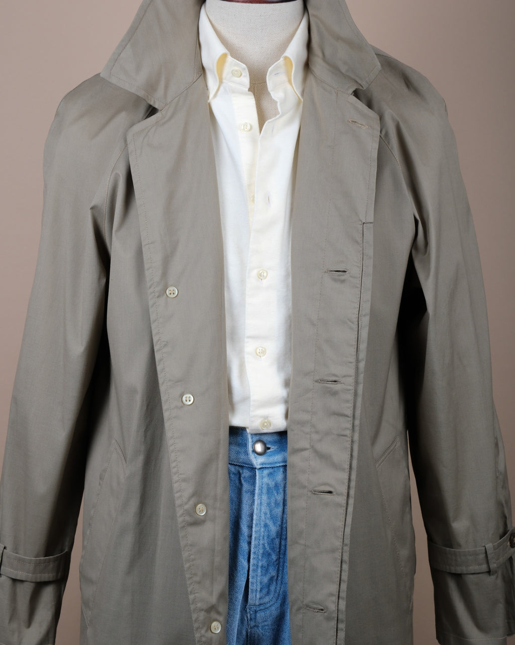 Unlined Lightweight Raglan Coat
