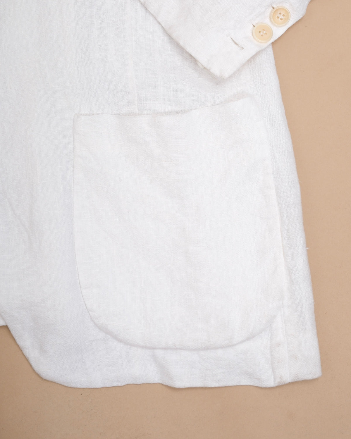 Off-White Linen Overshirt