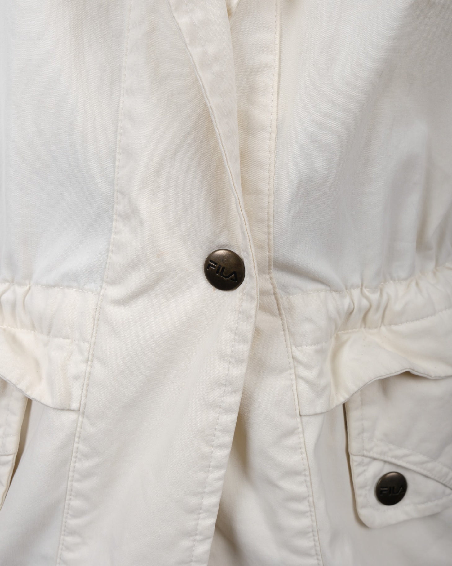 Ecru Cotton Sportivo Jacket