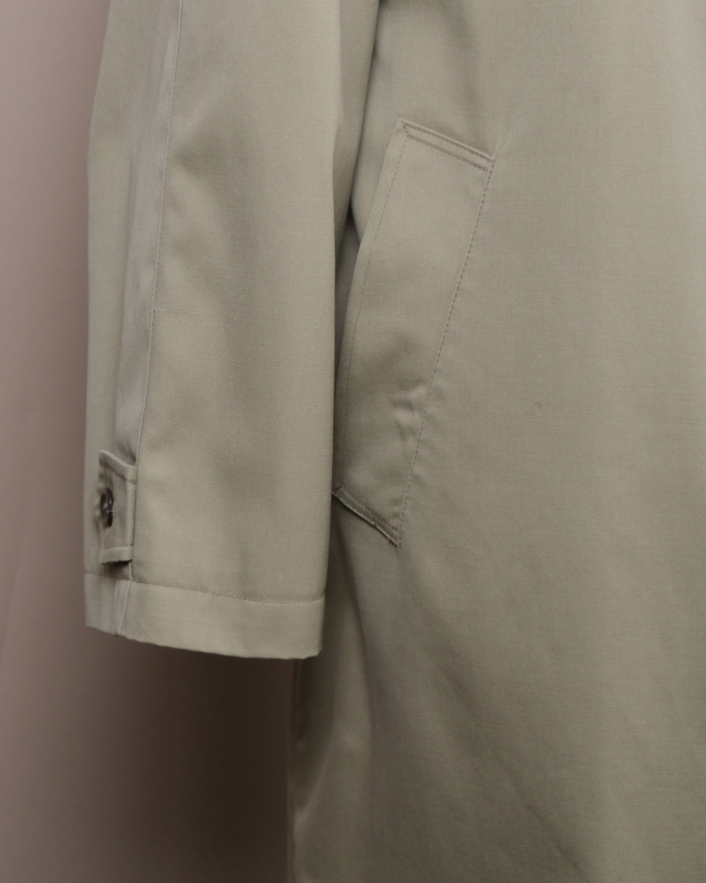 Beige Belted Raglan Car Coat