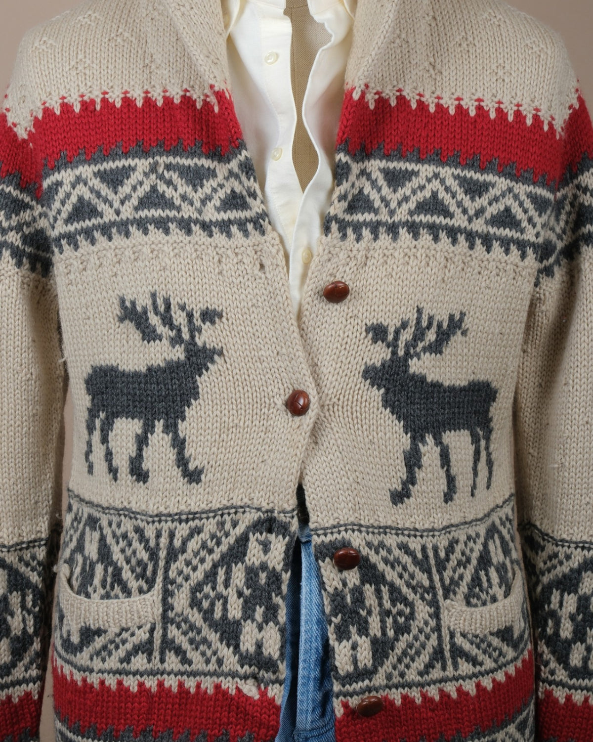 Cowichan Shawl Cardigan