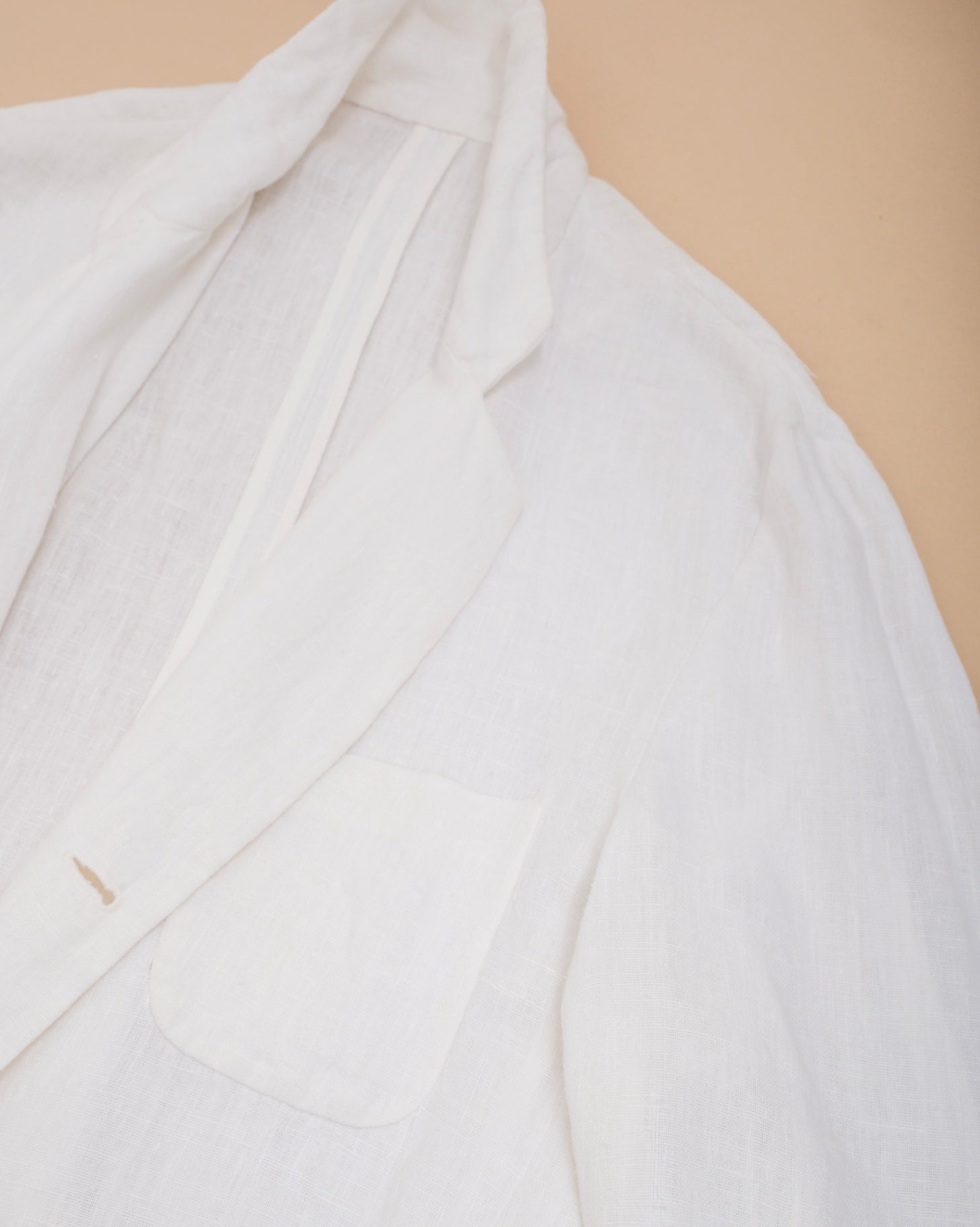 Off-White Linen Overshirt
