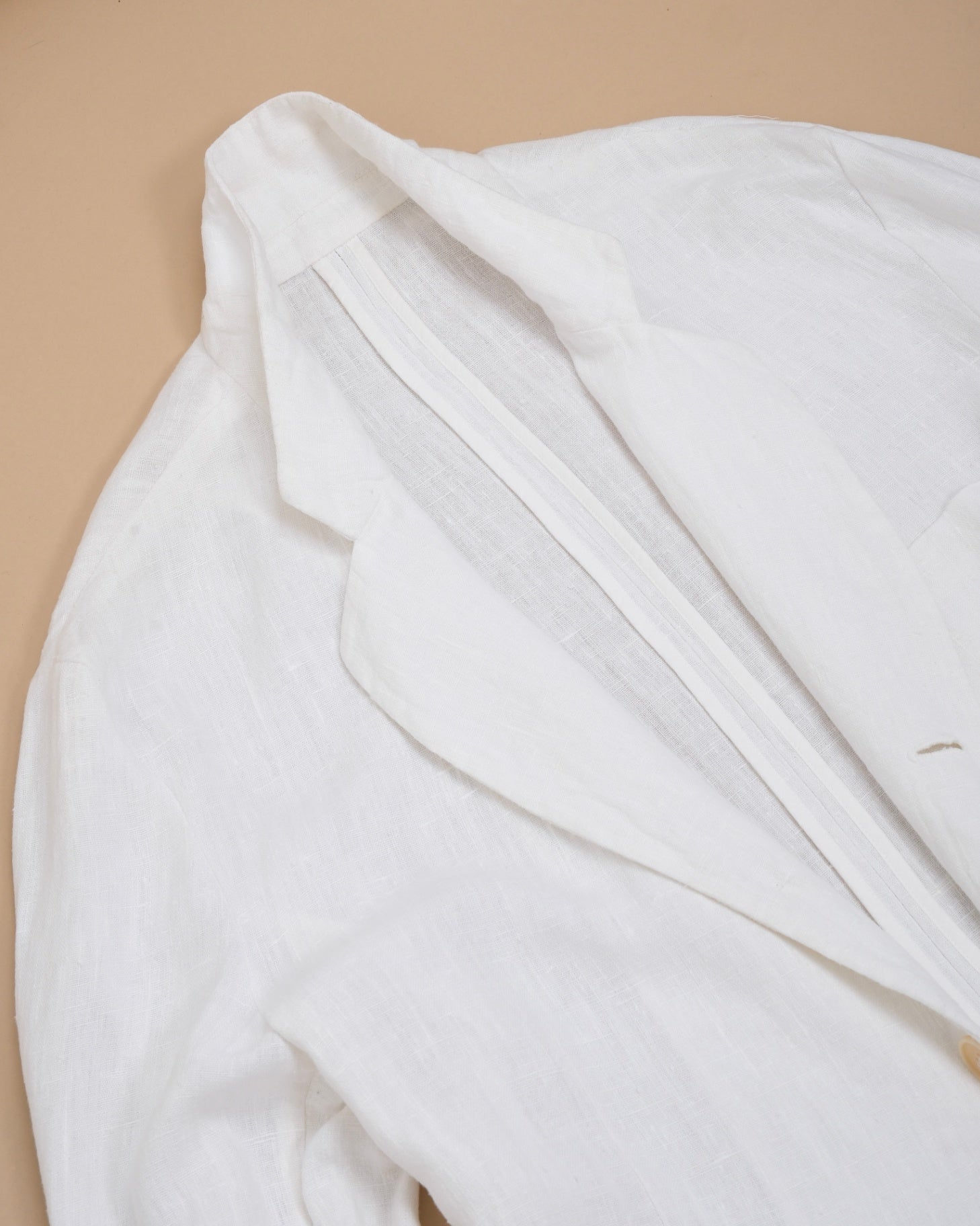 Off-White Linen Overshirt