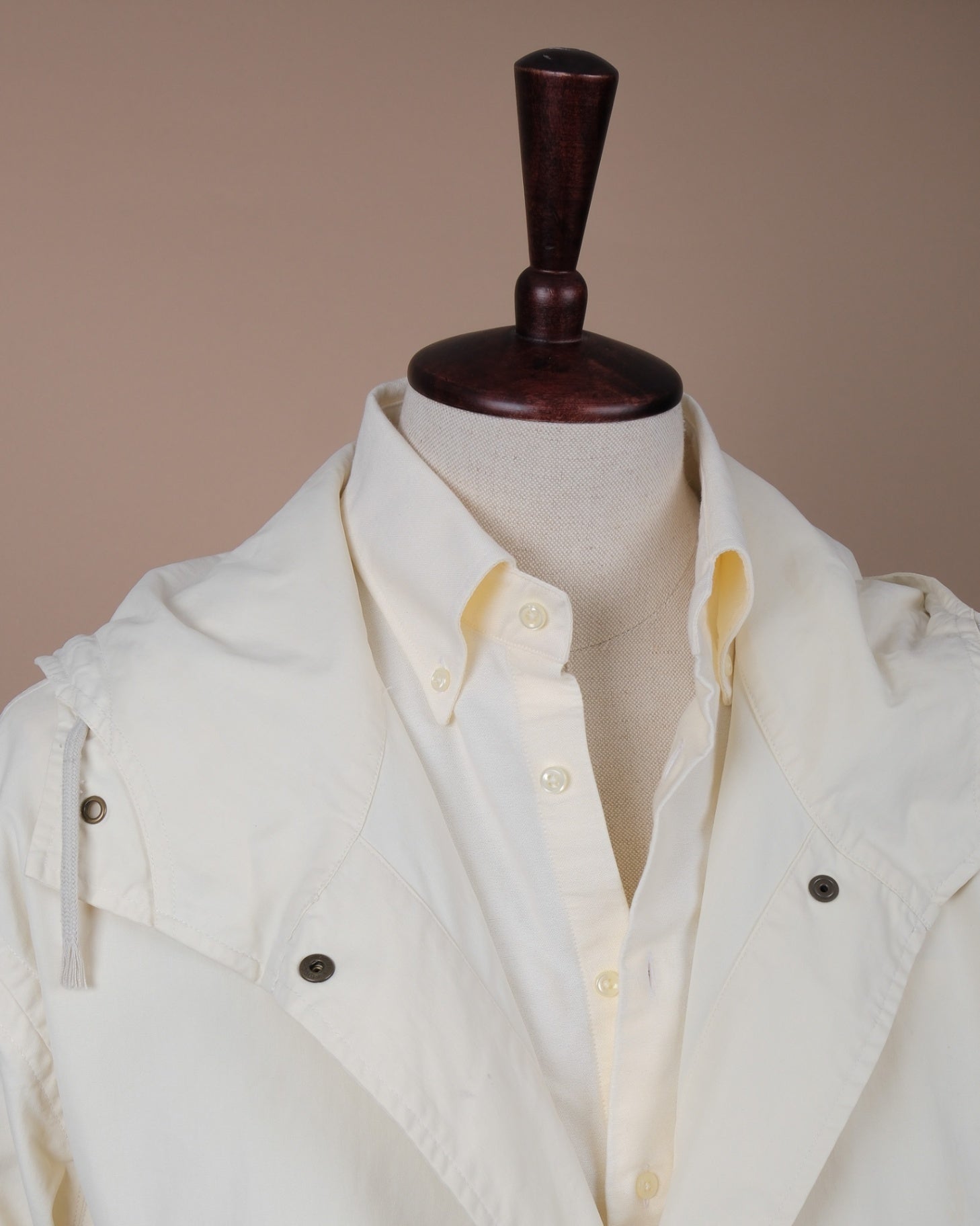 Ecru Cotton Sportivo Jacket