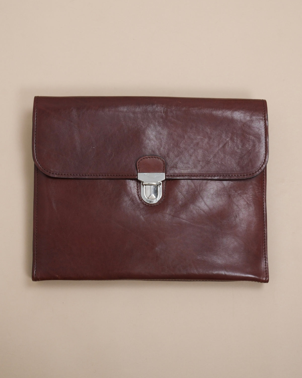 Brown Oxblood Leather Laptop Case
