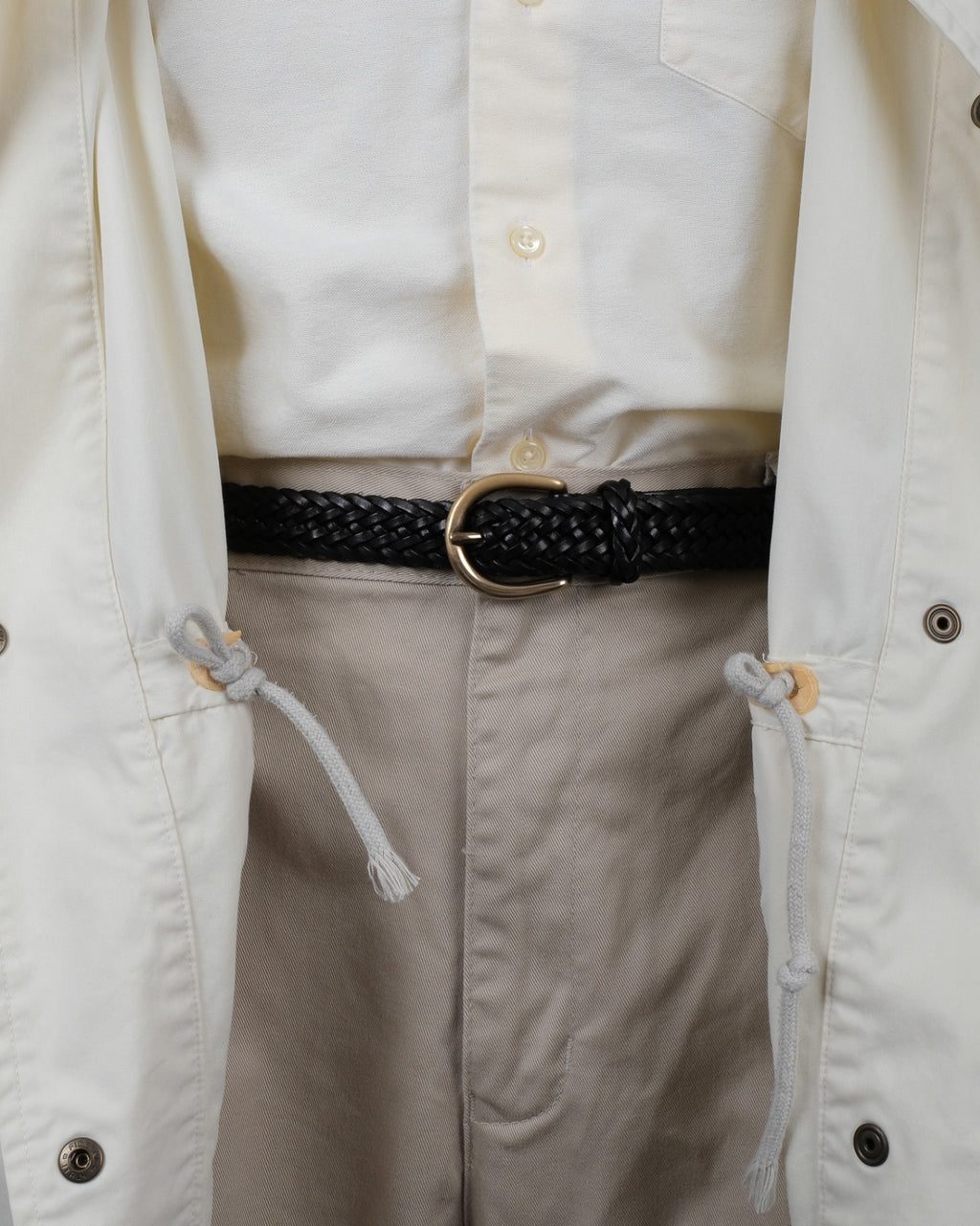 Ecru Cotton Sportivo Jacket