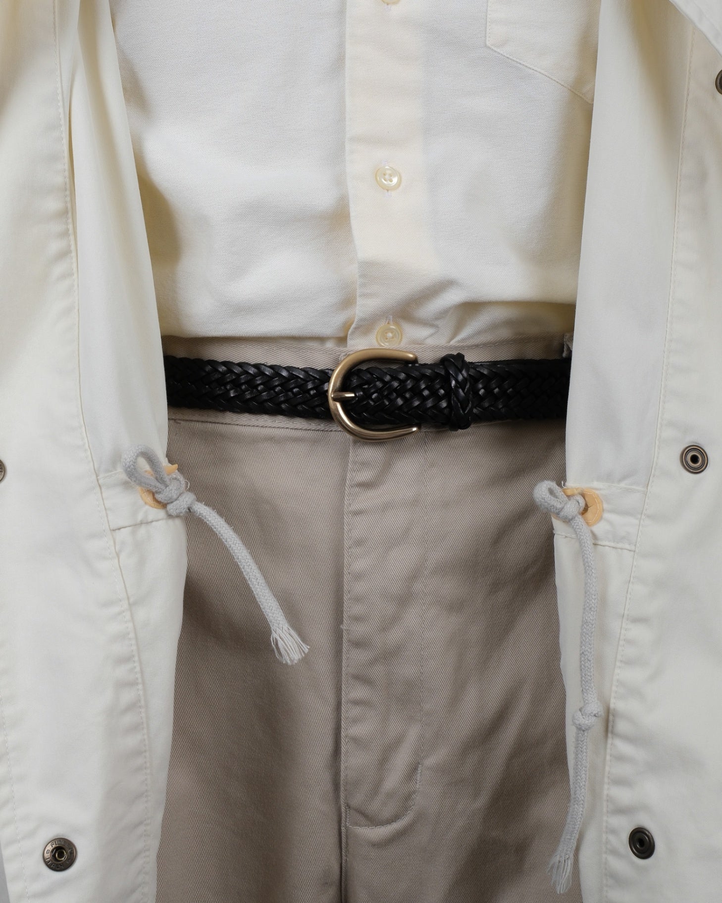 Ecru Cotton Sportivo Jacket