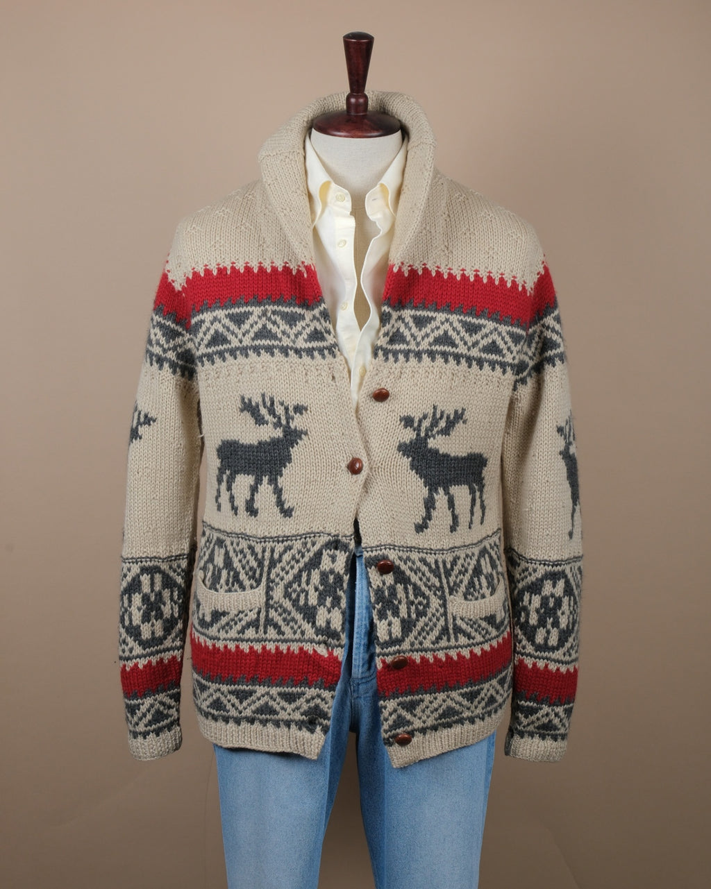 Cowichan Shawl Cardigan