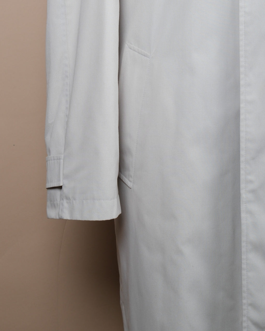 Stone Beige Long Raglan Coat