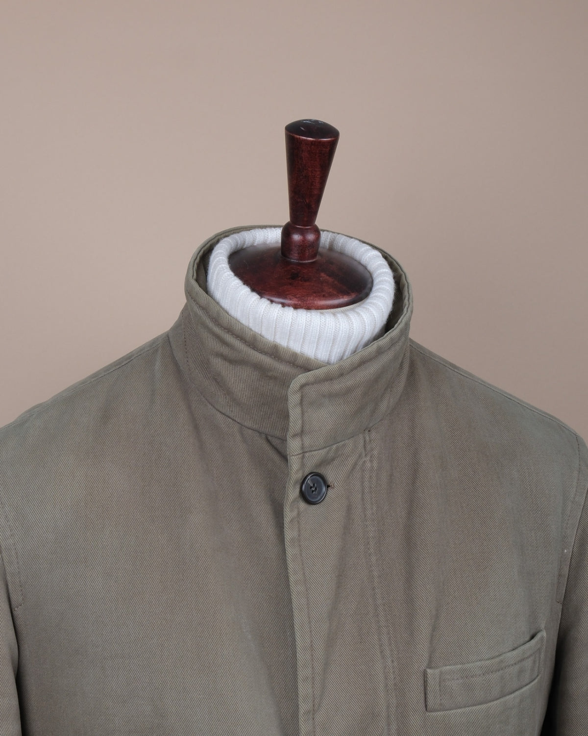 Pale Olive Twill Chore Work Jacket