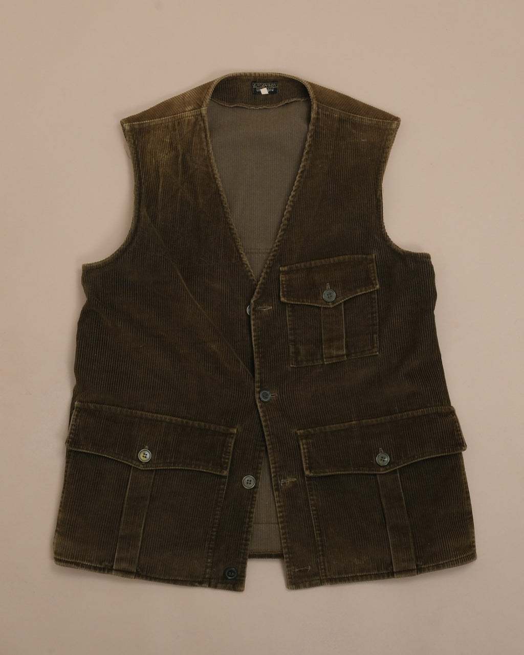 Olive Corduroy Vest