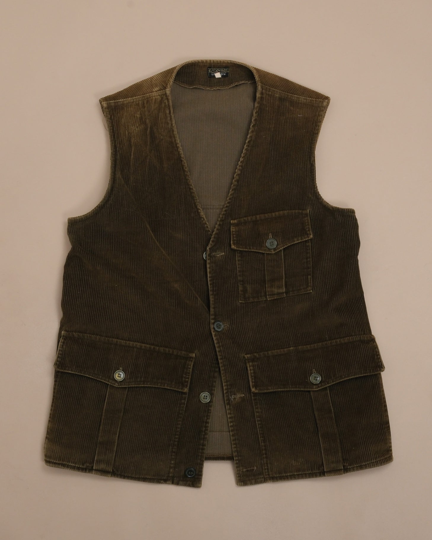 Olive Corduroy Vest