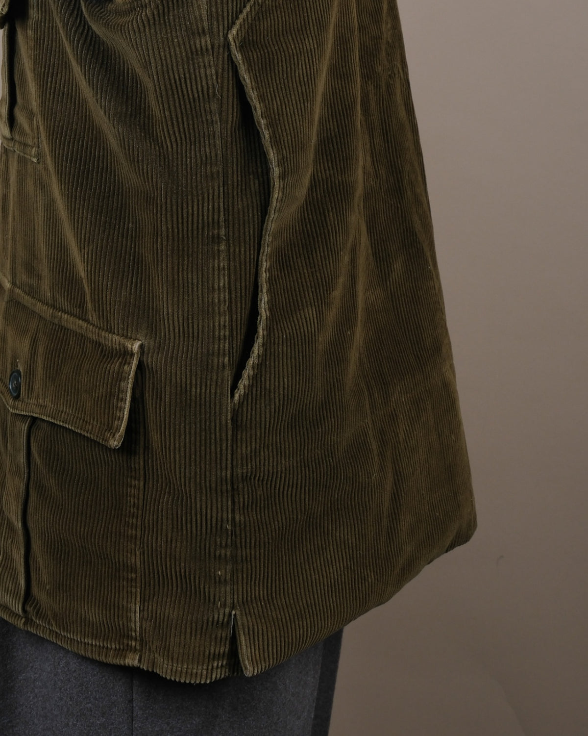 Olive Corduroy Vest