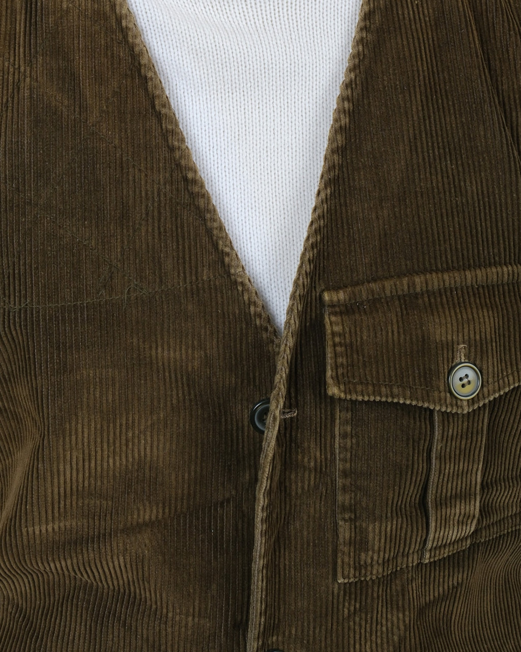 Olive Corduroy Vest