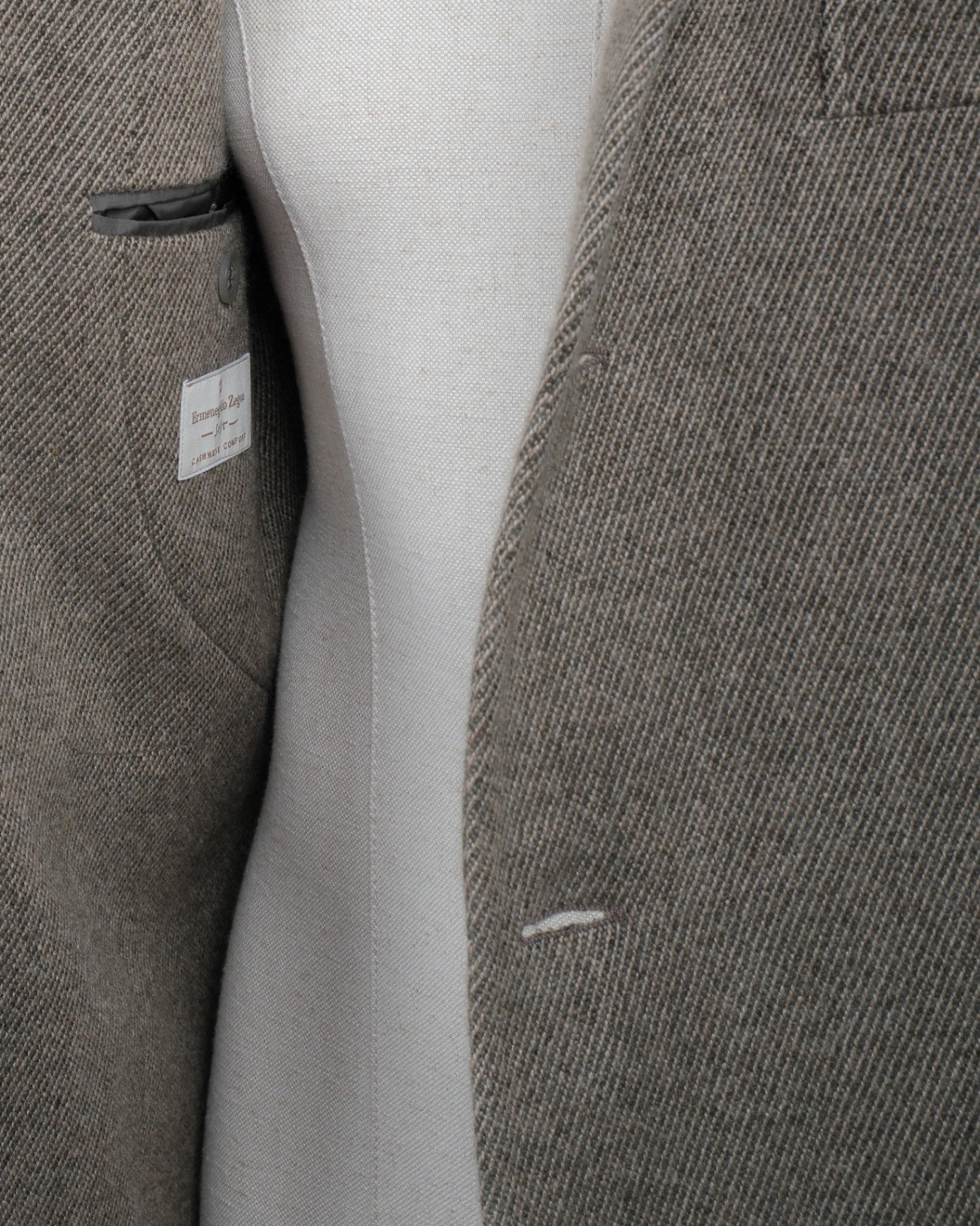 Sage Heavy Twill Cashmere Sports Jacket