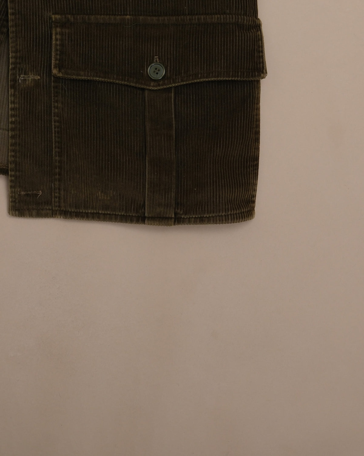 Olive Corduroy Vest