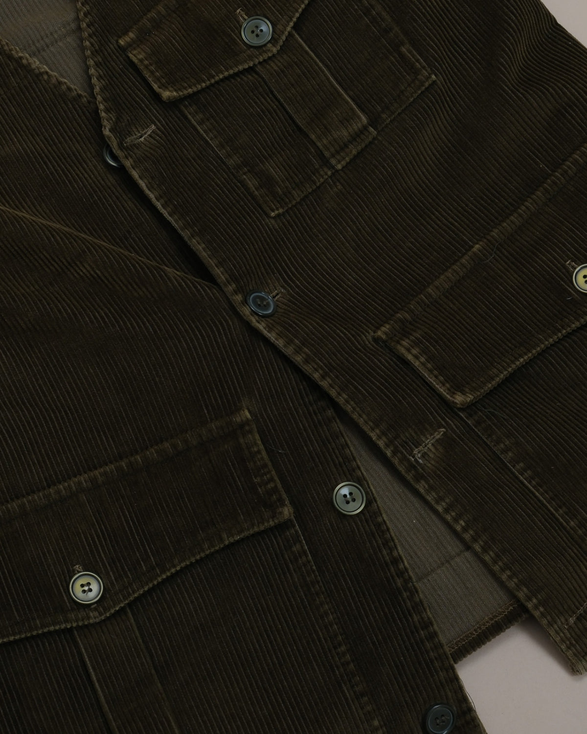 Olive Corduroy Vest
