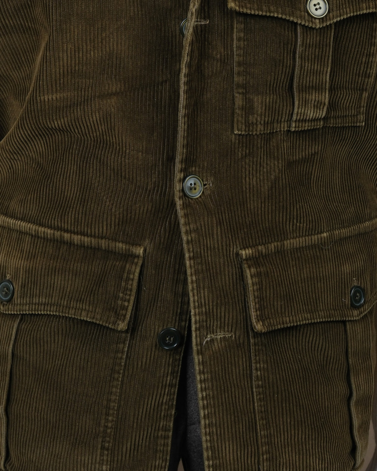 Olive Corduroy Vest