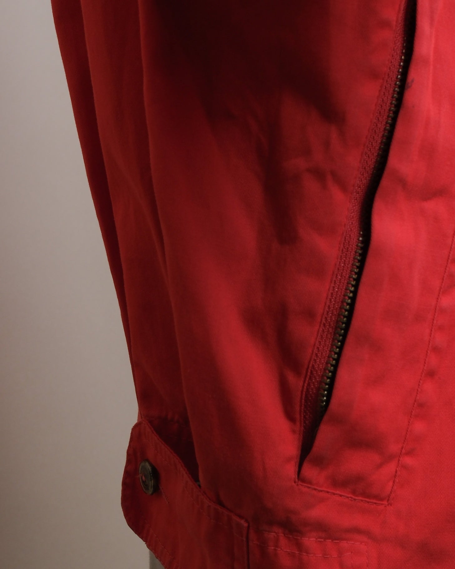 Red Raglan Leisure Jacket