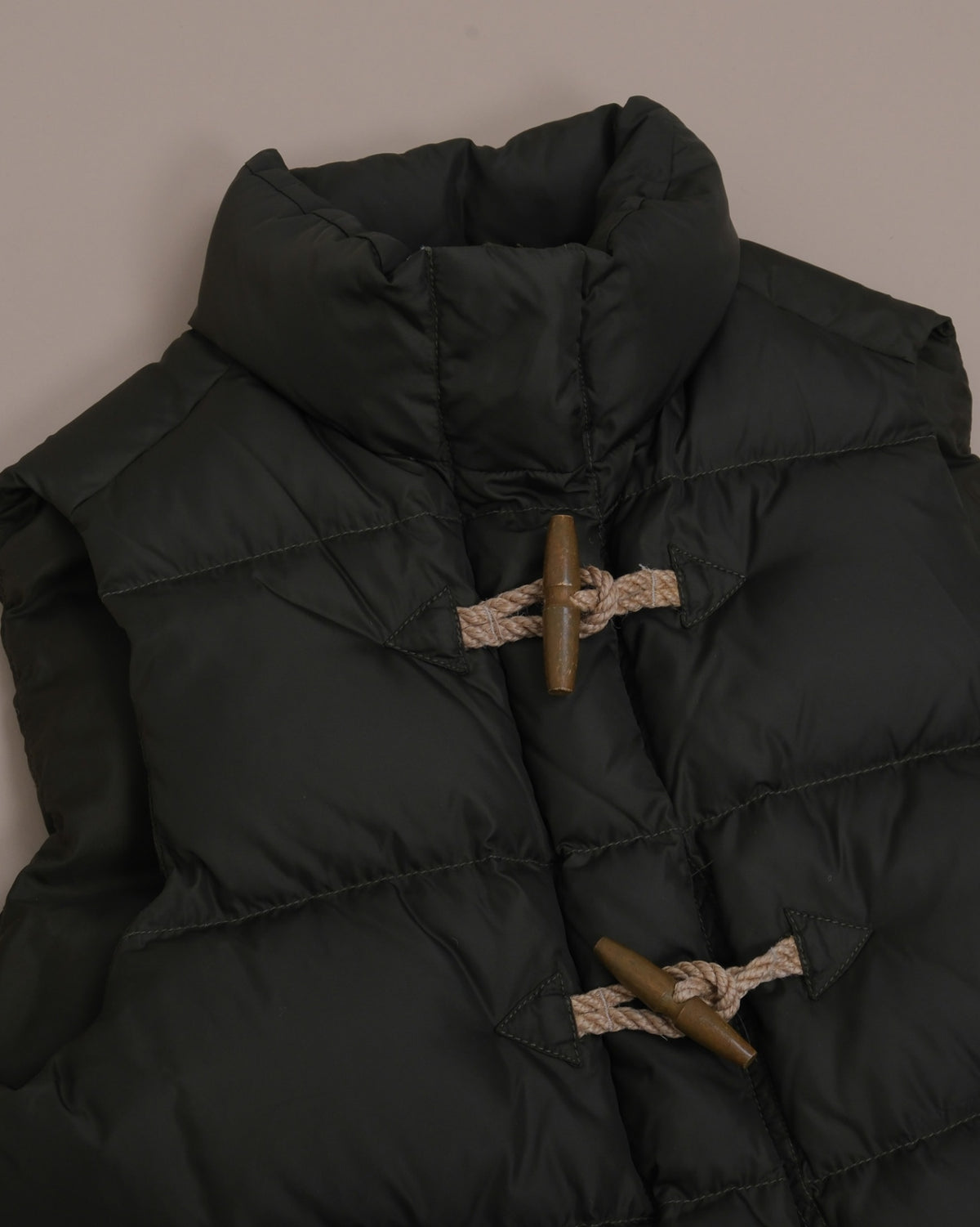Dark Military Toggle Puffer