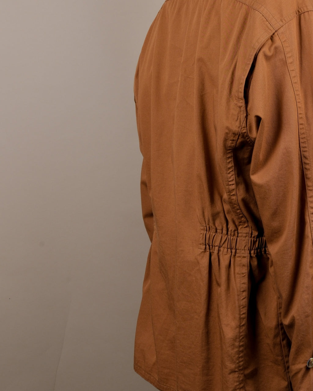 Terracotta Cotton Twill Field Jacket
