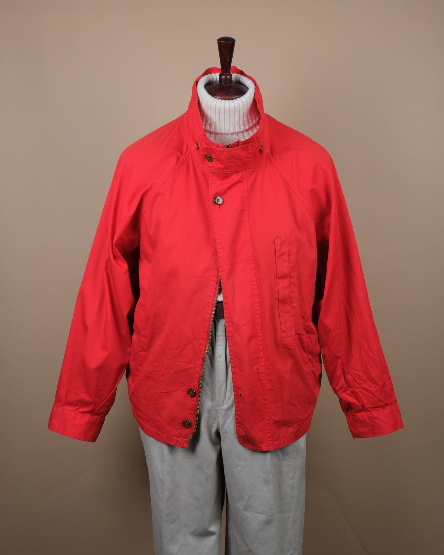 Red Raglan Leisure Jacket
