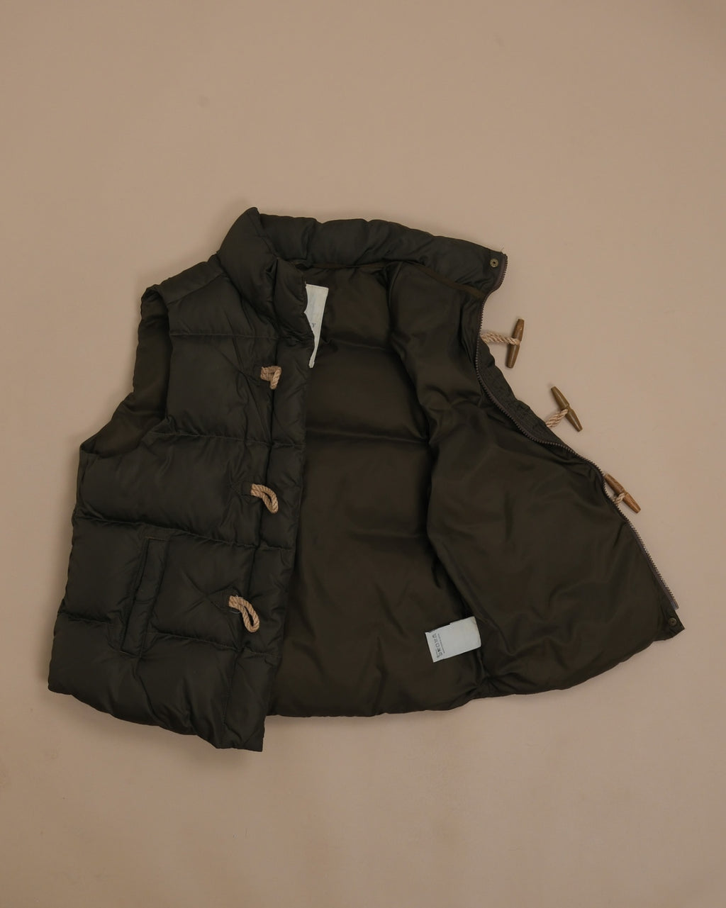 Dark Military Toggle Puffer