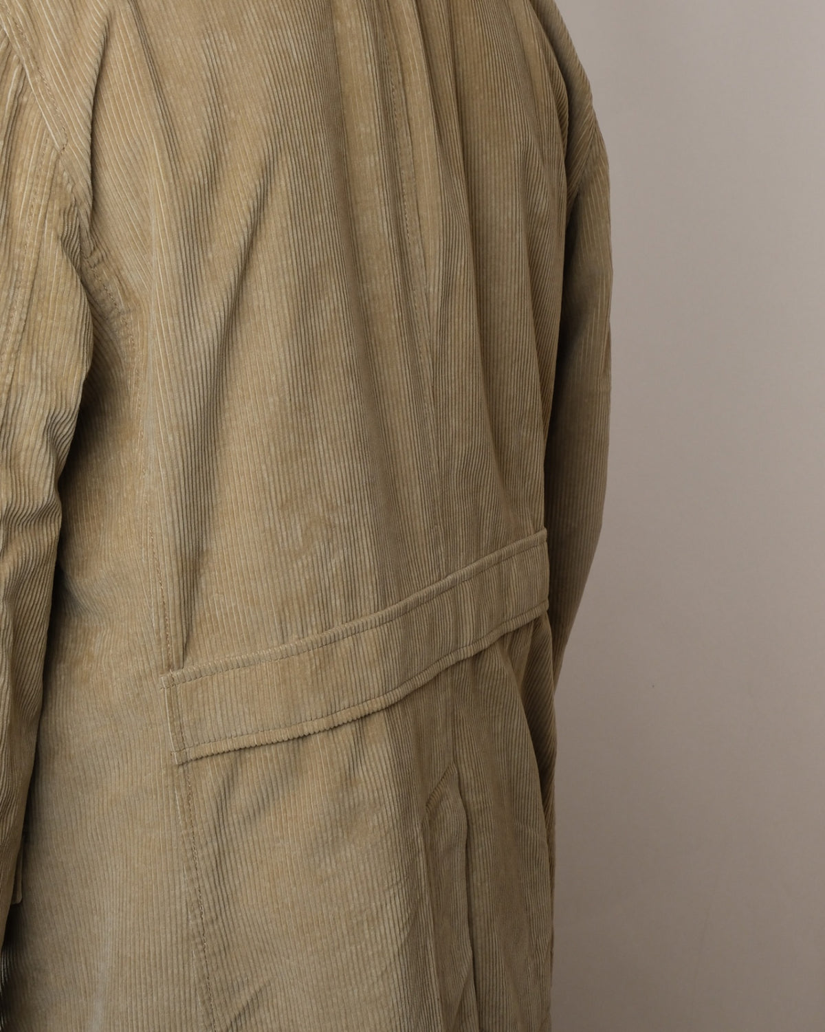 Beige Corduroy Sports Jacket