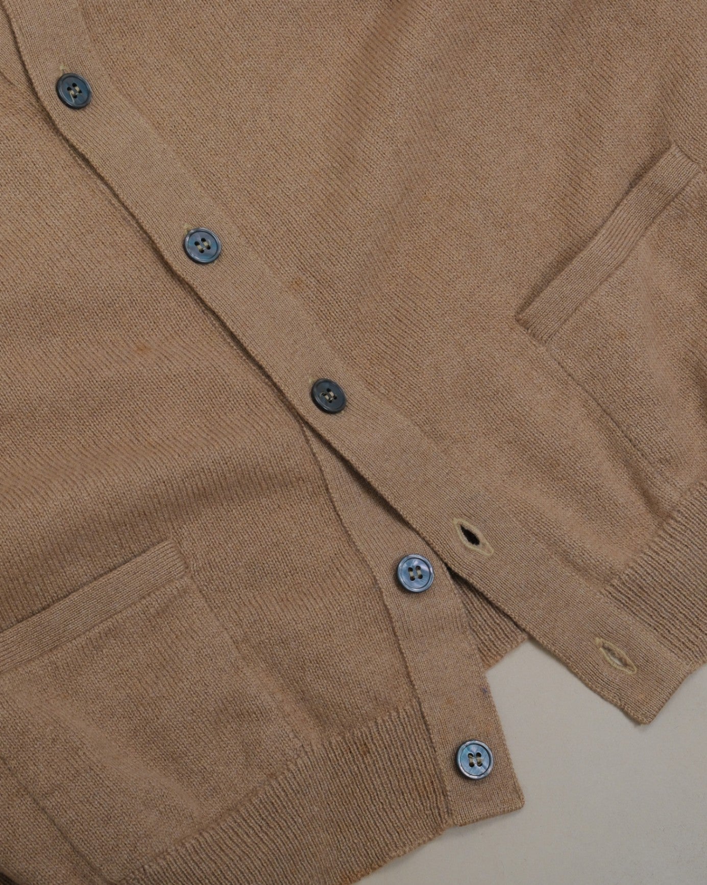 Dark Camelhair Cardigan