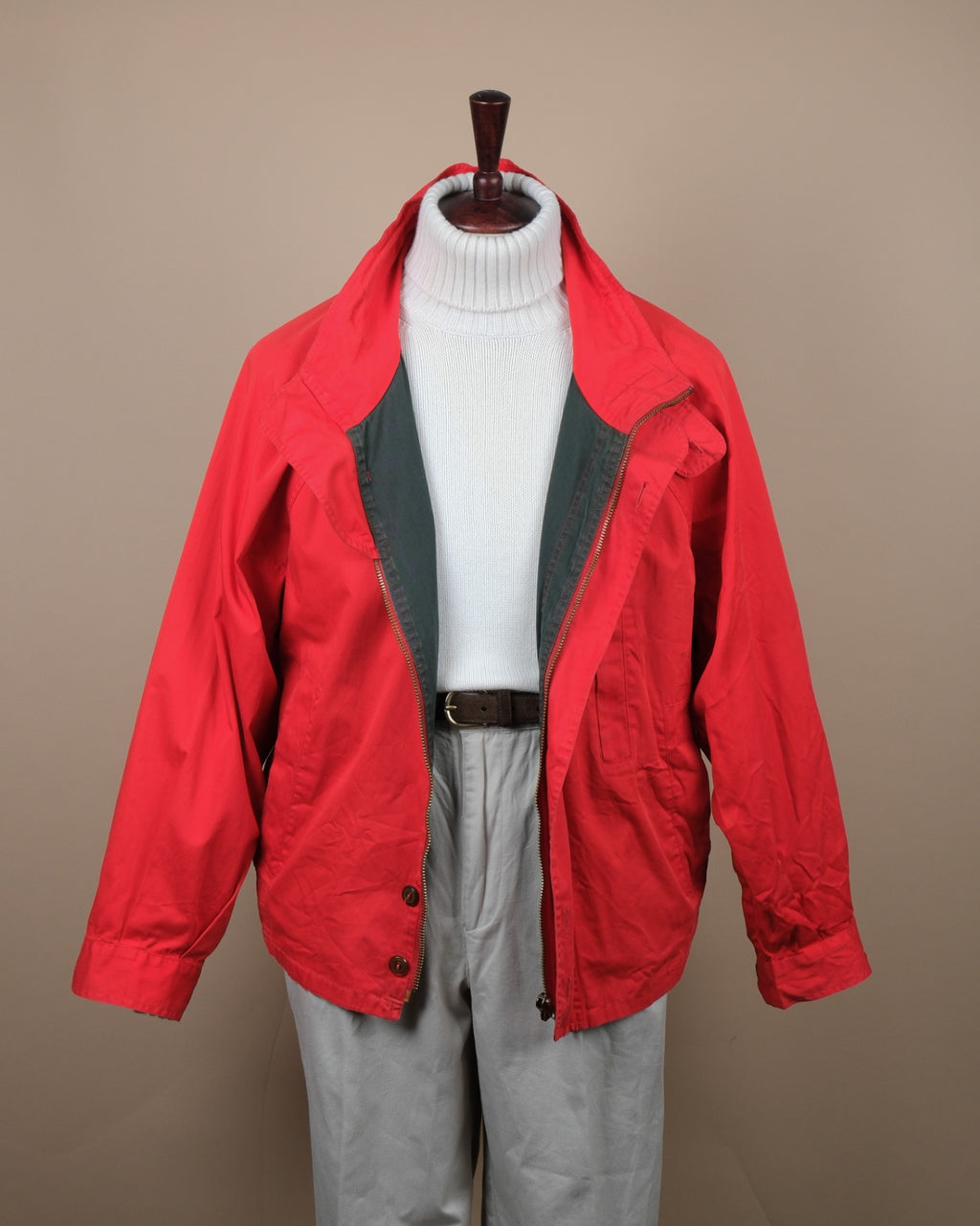 Red Raglan Leisure Jacket