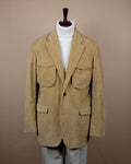 Beige Corduroy Sports Jacket