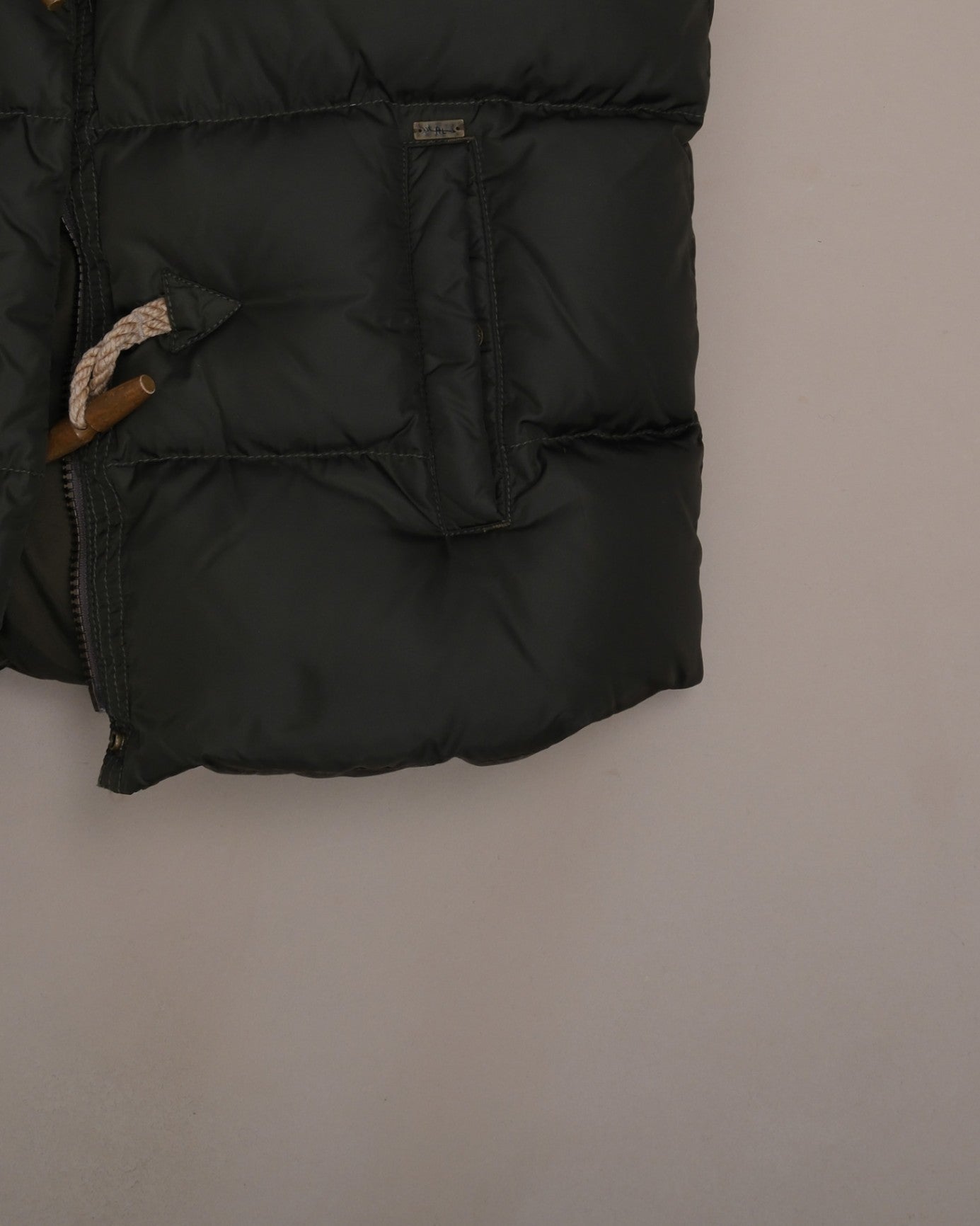 Dark Military Toggle Puffer