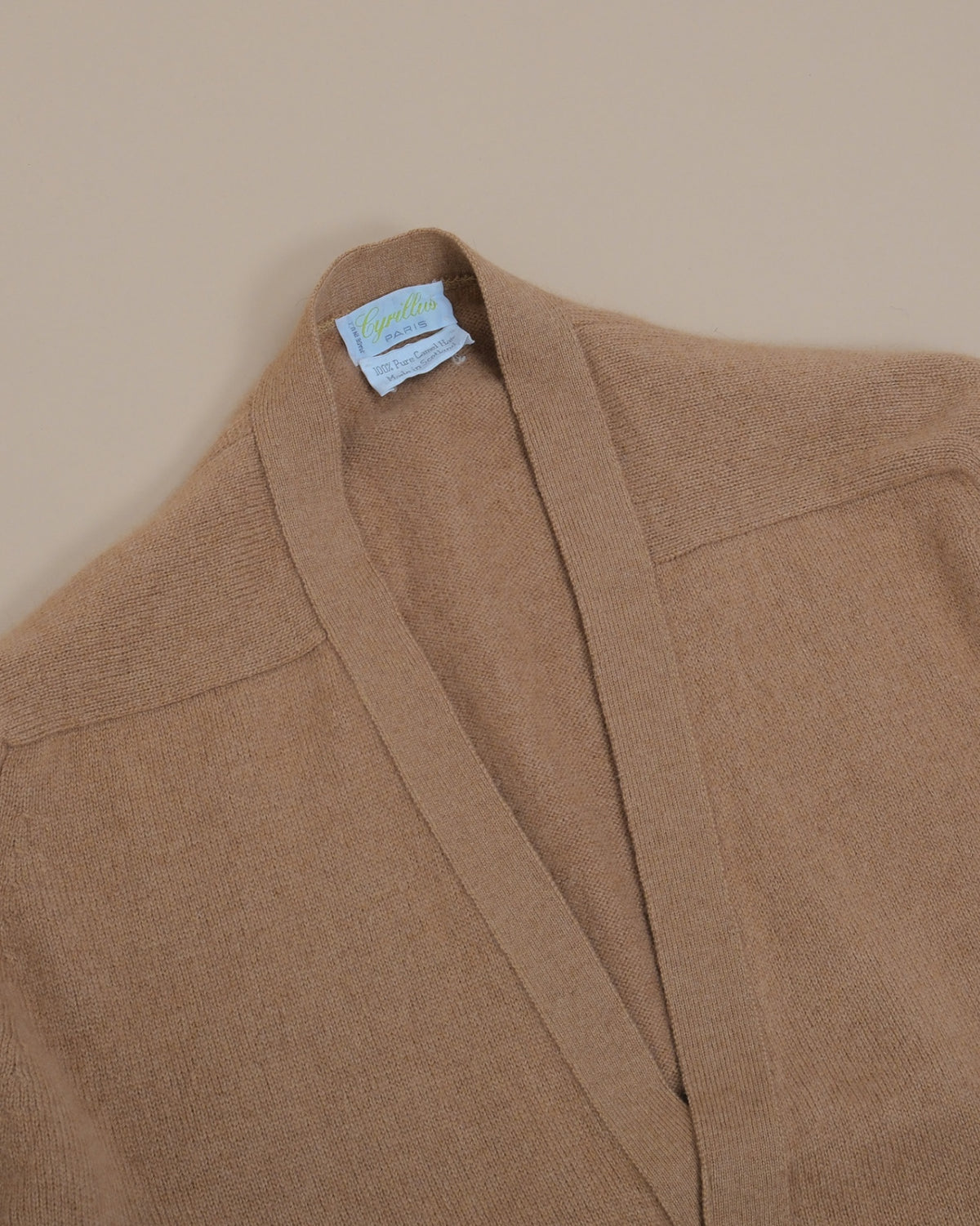 Dark Camelhair Cardigan