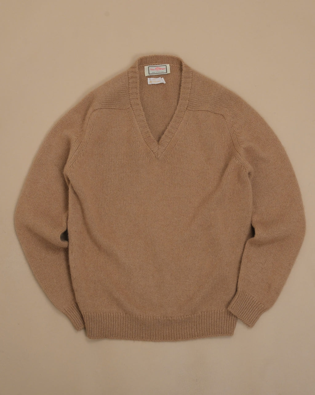 Camelhair V-Neck Sweater