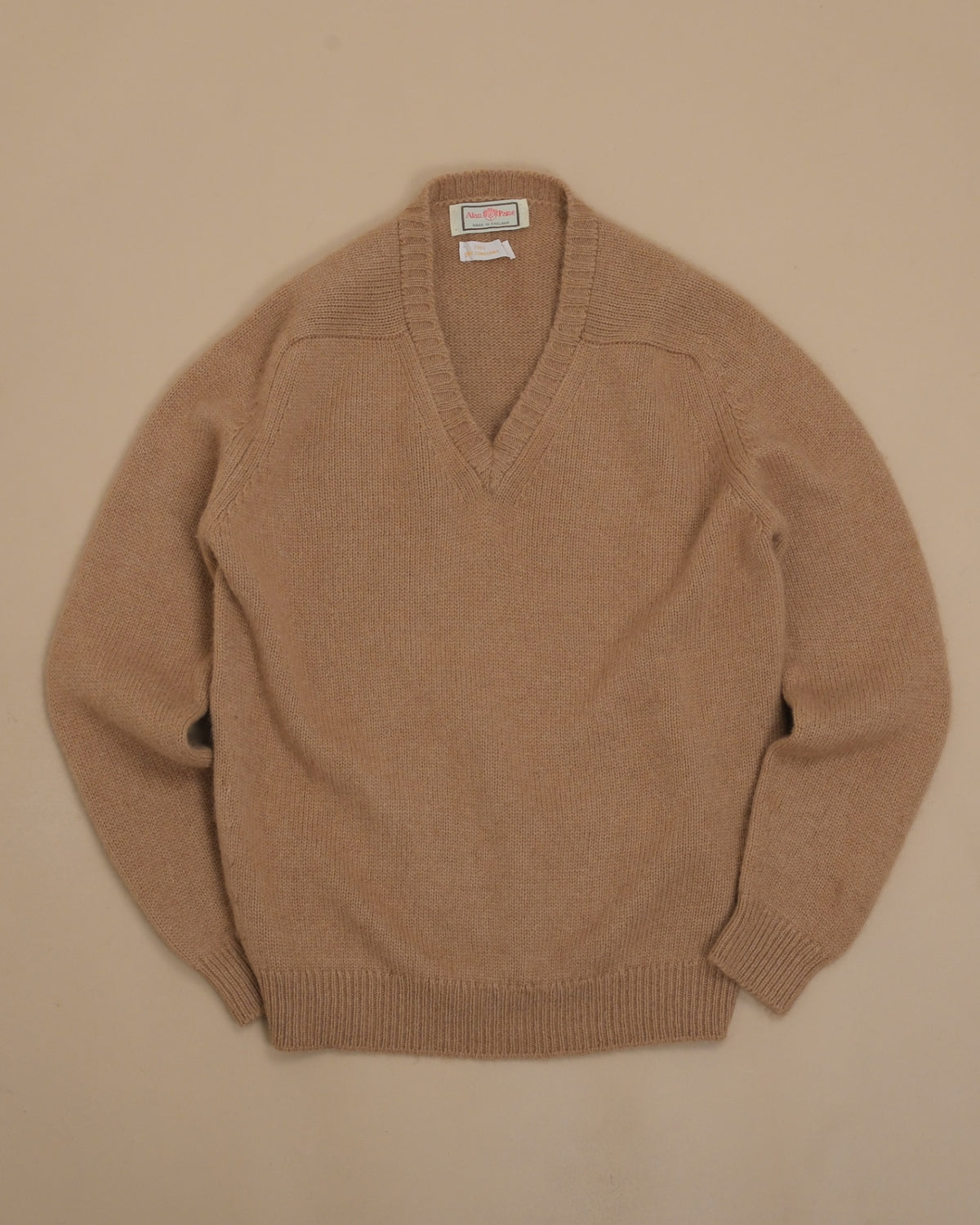 Camelhair V-Neck Sweater