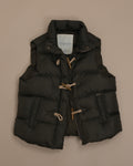 Dark Military Toggle Puffer