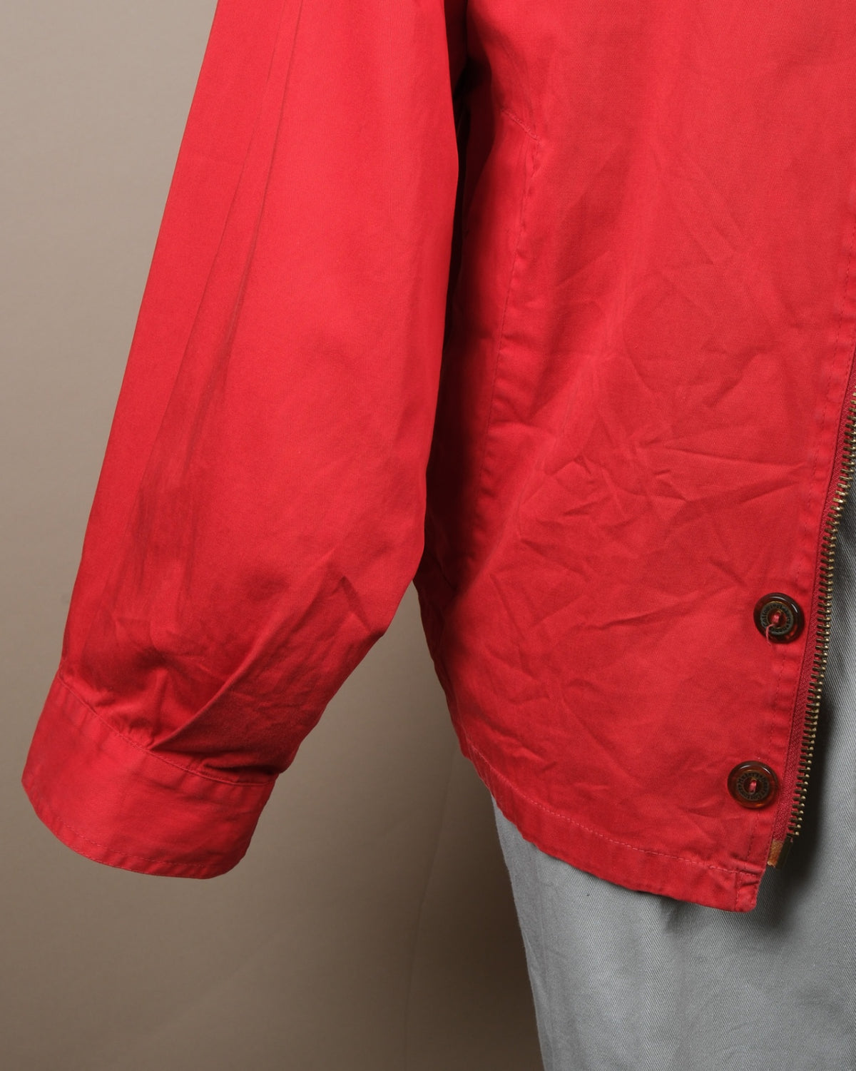 Red Raglan Leisure Jacket