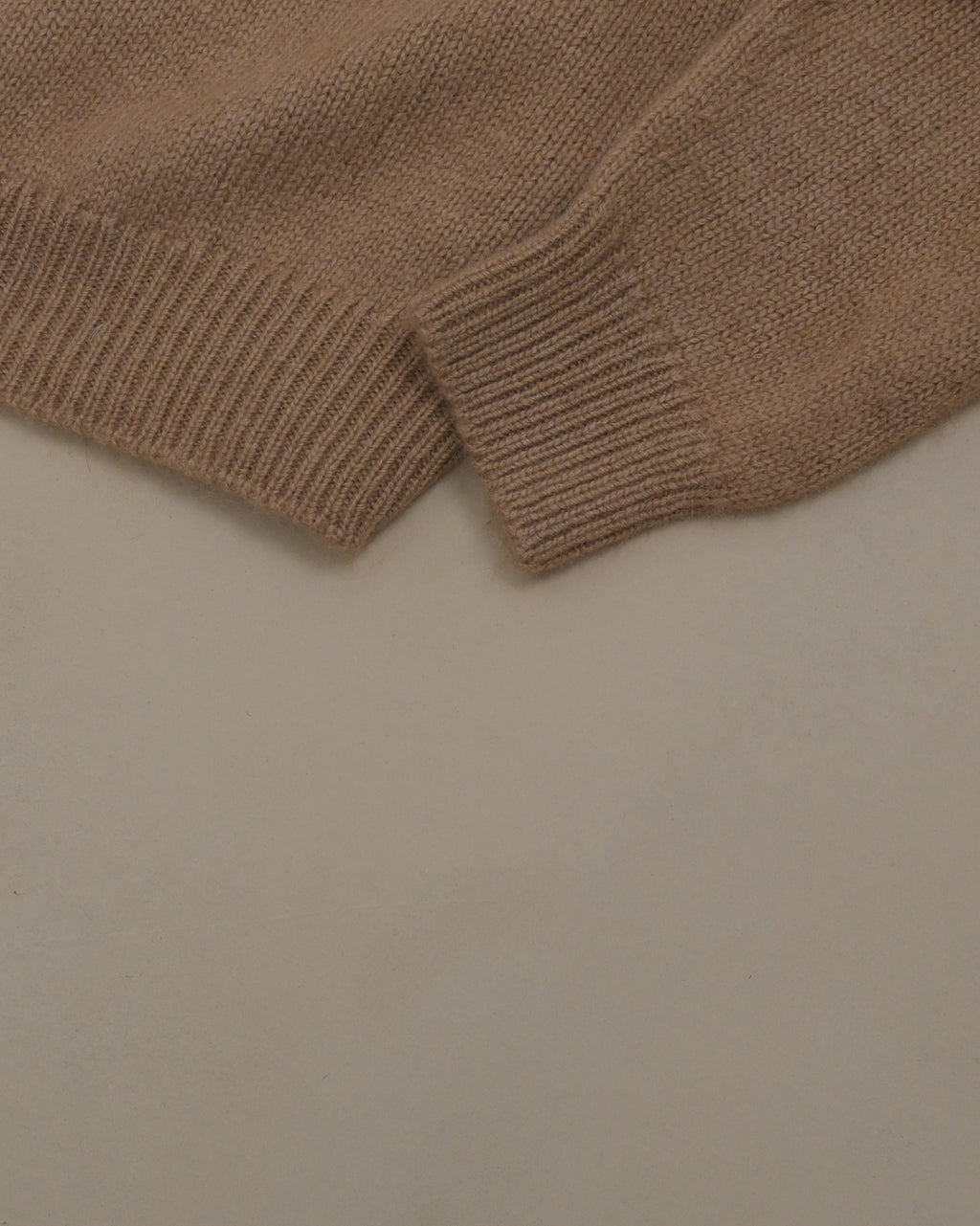 Camelhair V-Neck Sweater