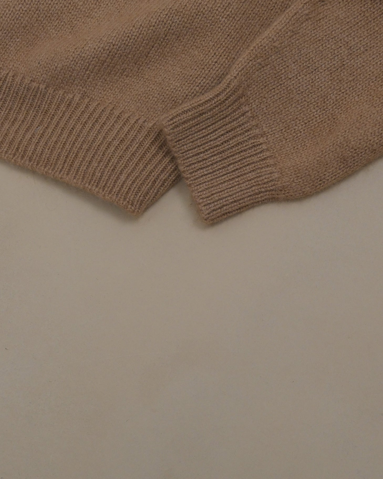 Camelhair V-Neck Sweater