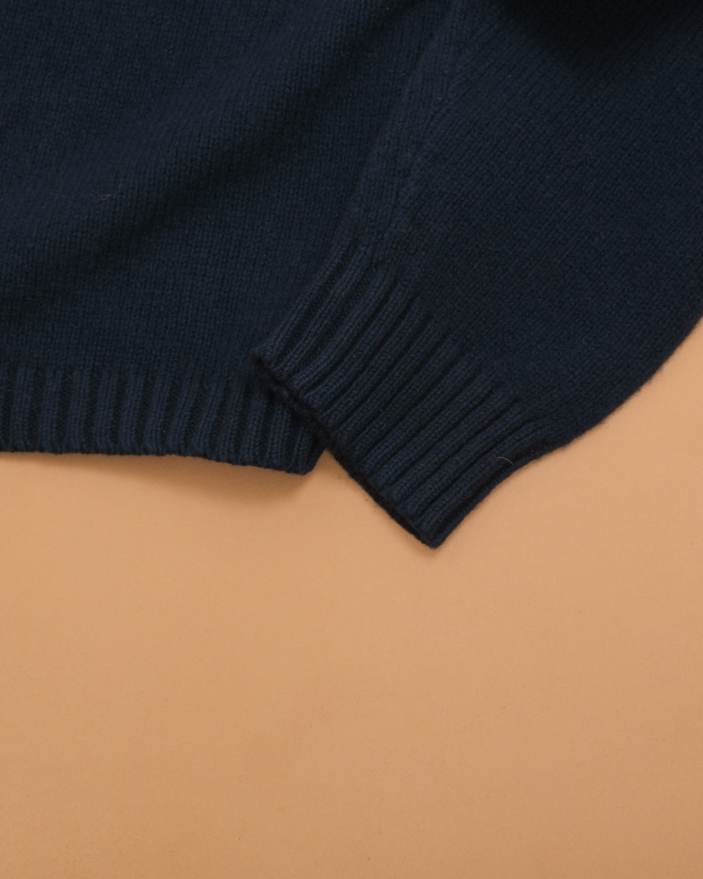 Dark Teal Chunky Wool Crewneck