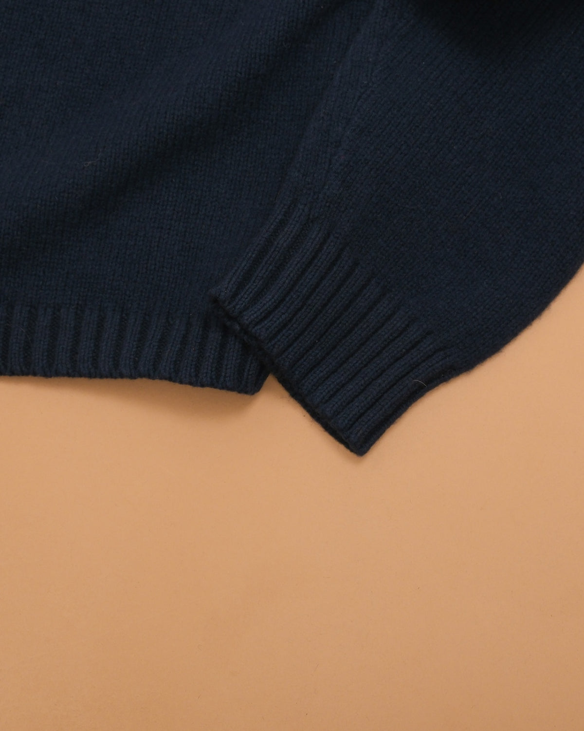 Dark Teal Chunky Wool Crewneck