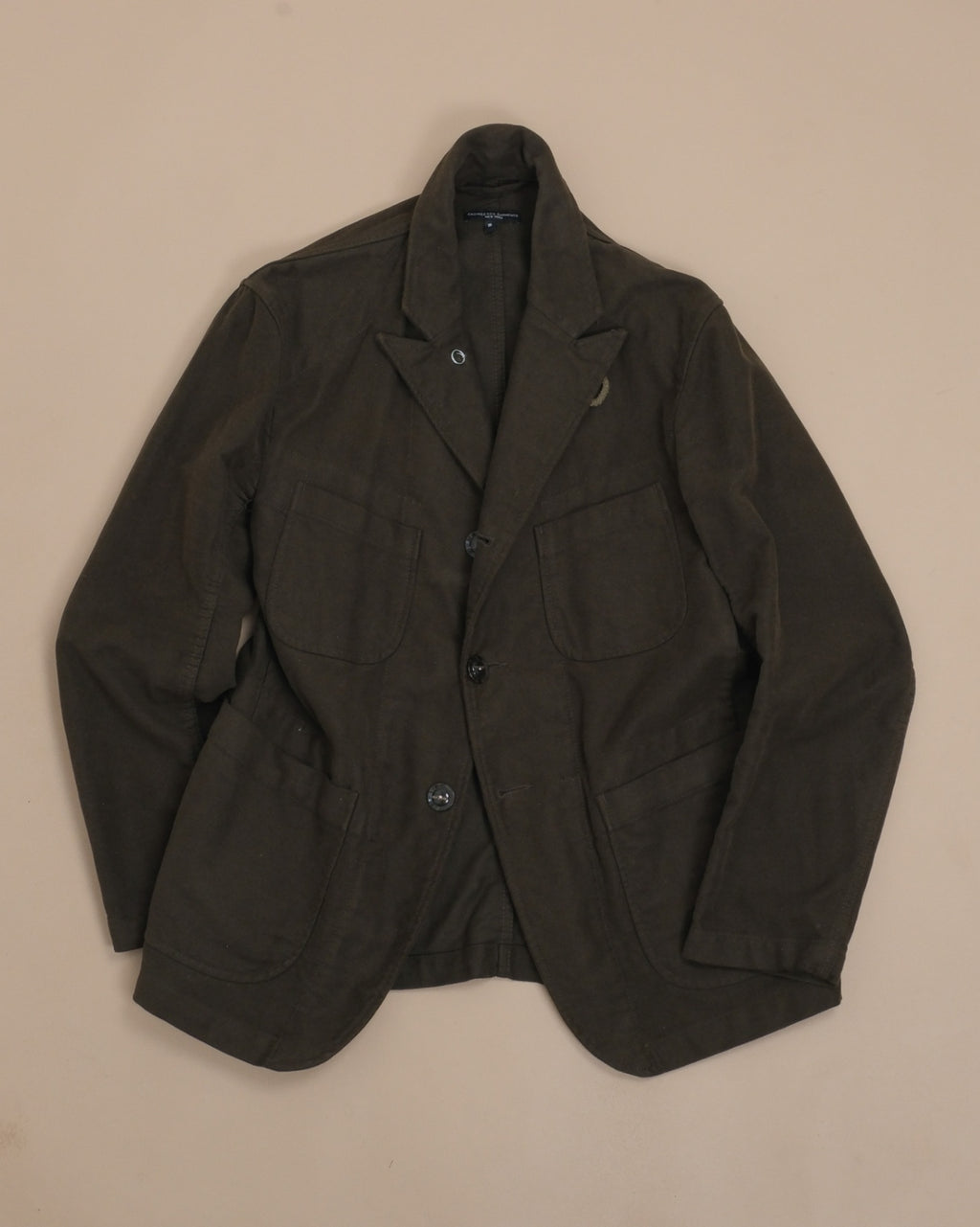 Dark Moss Moleskin Chore Blazer