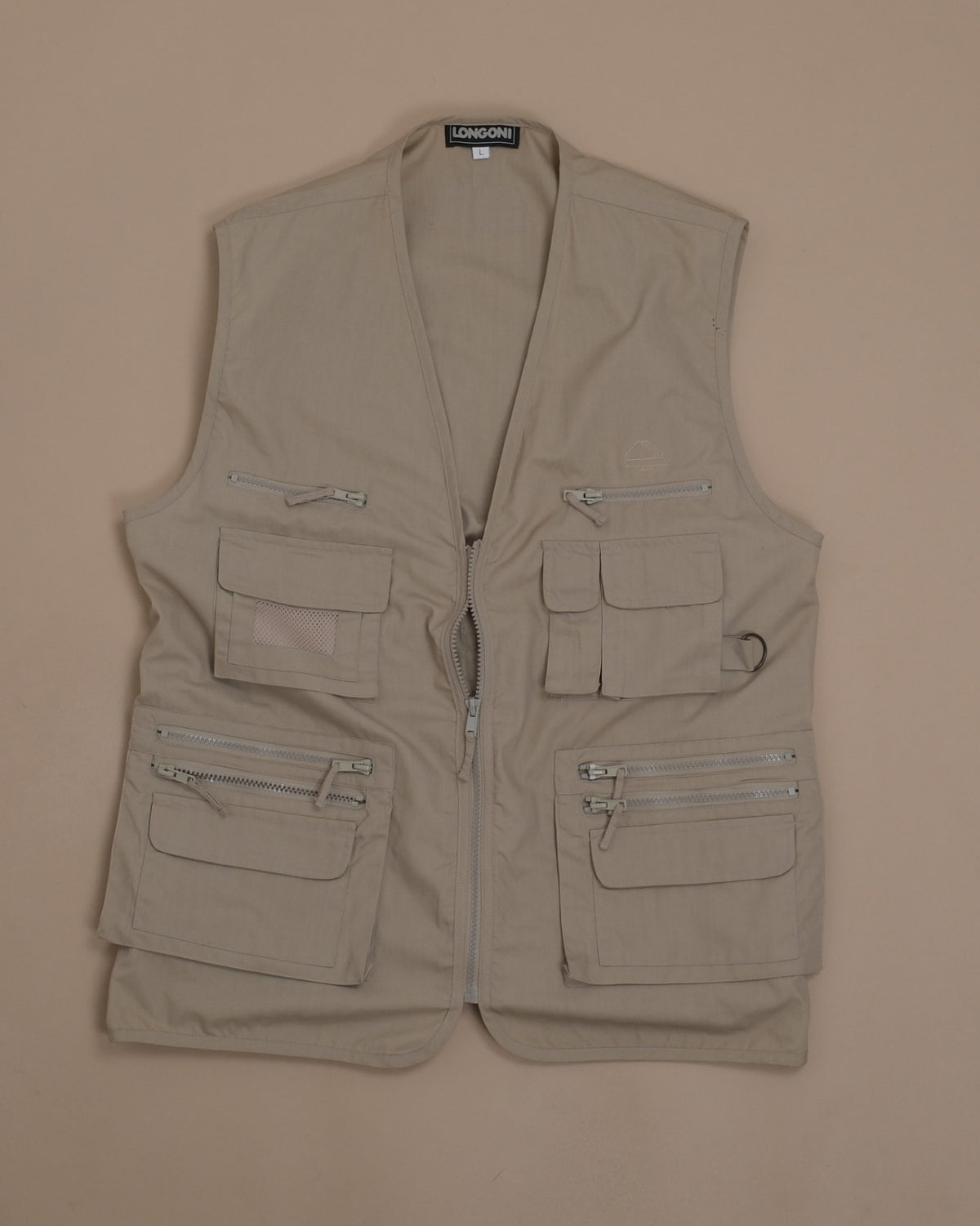 Beige Technical Sportswear Vest