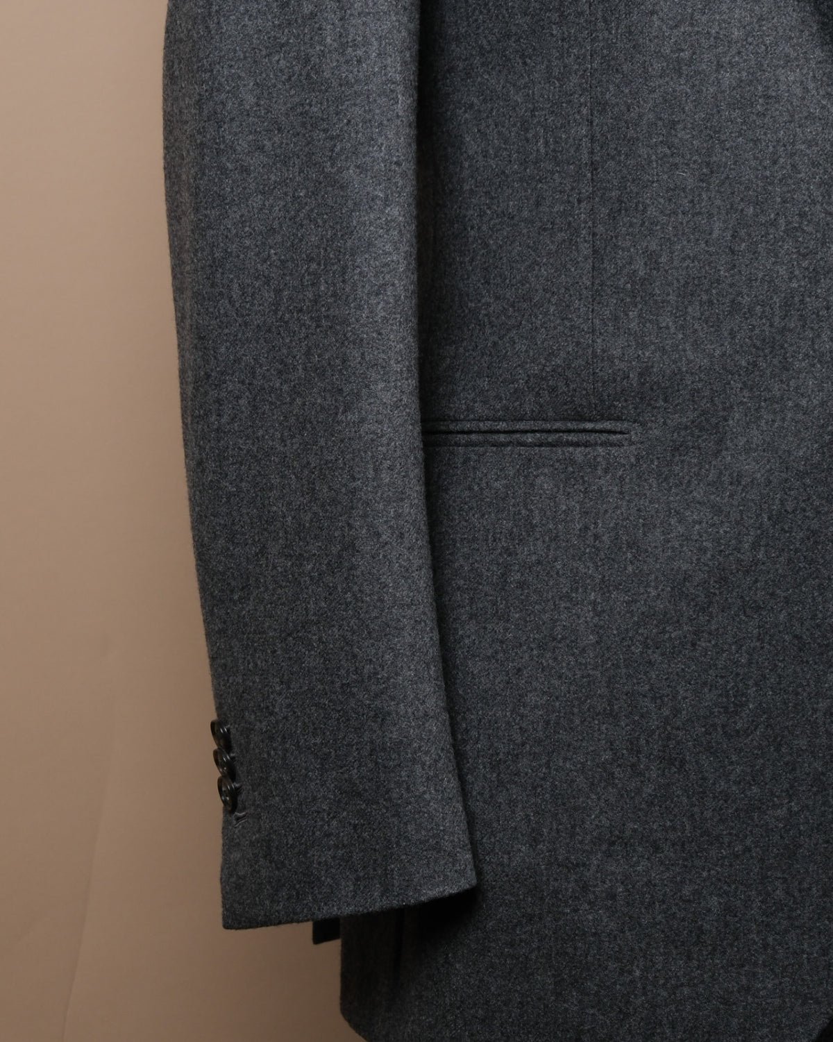 Charcoal VBC. Woollen Flannel Suit