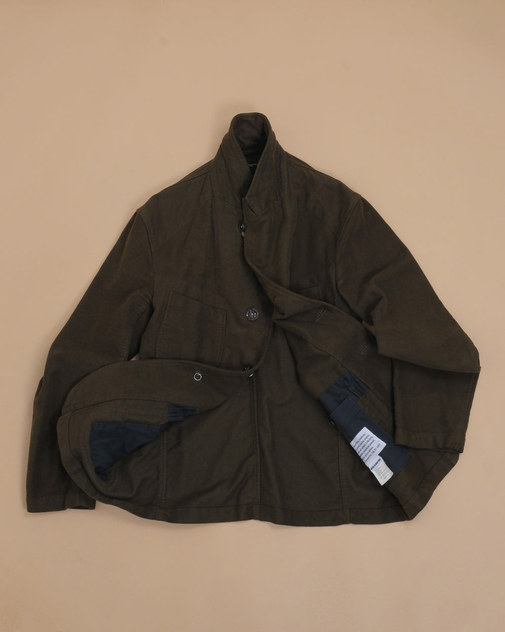 Dark Moss Moleskin Chore Blazer