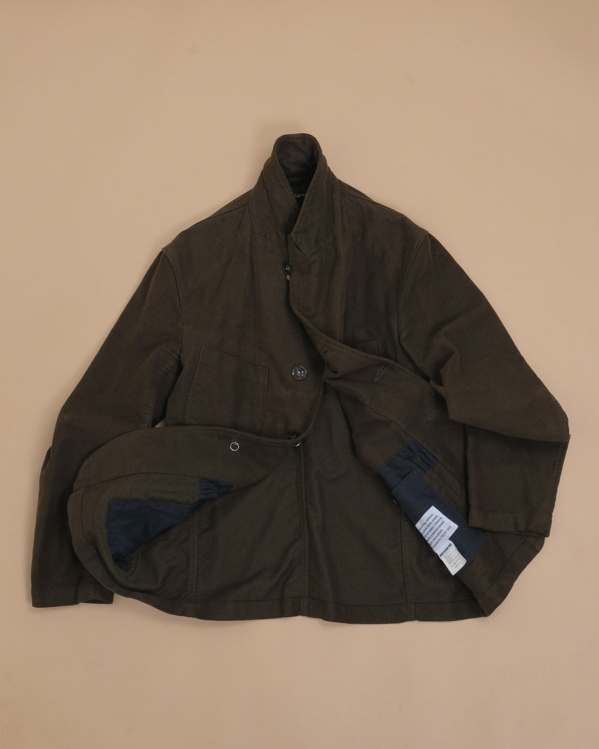Dark Moss Moleskin Chore Blazer