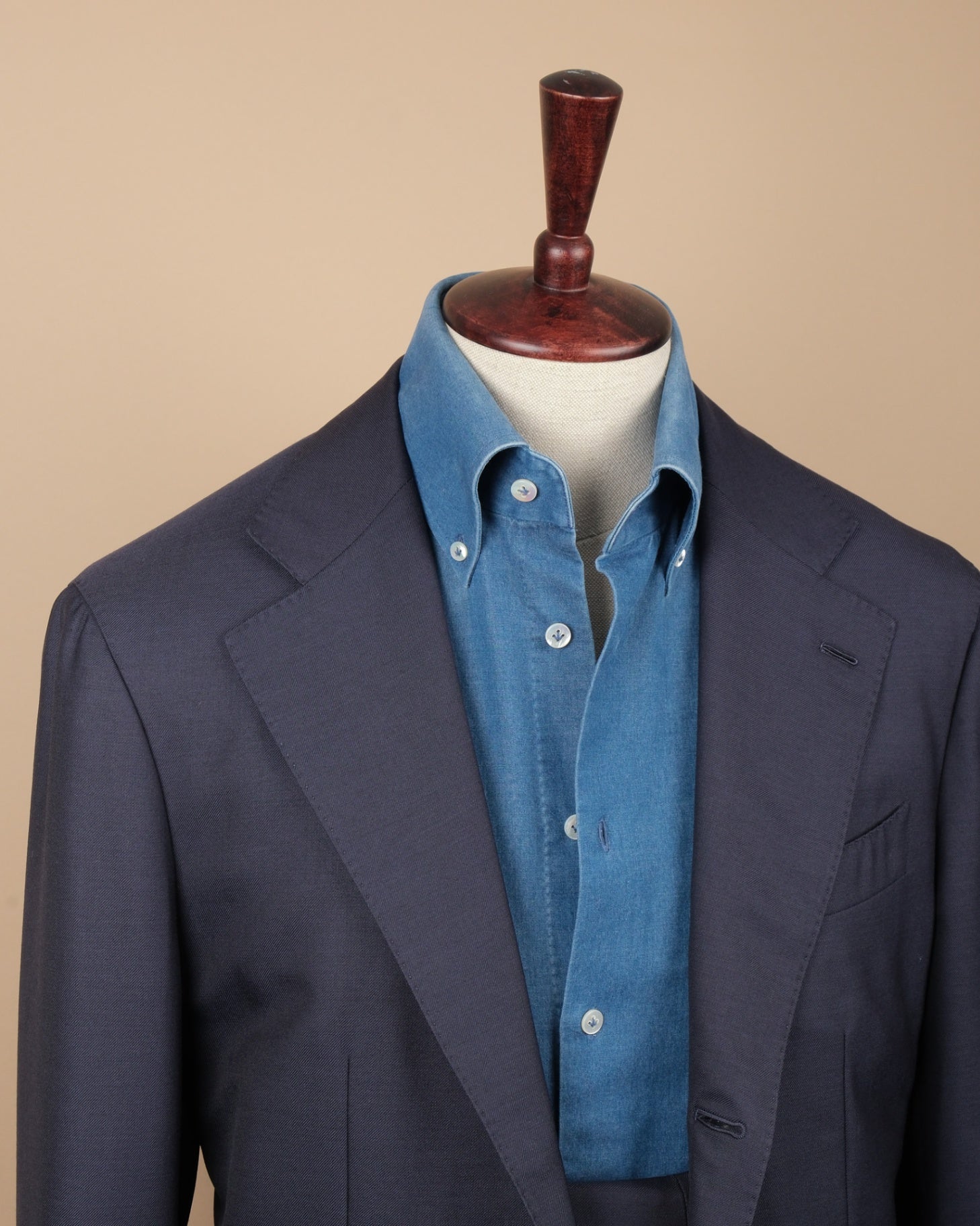 Navy Cavendish Wool Twill Suit