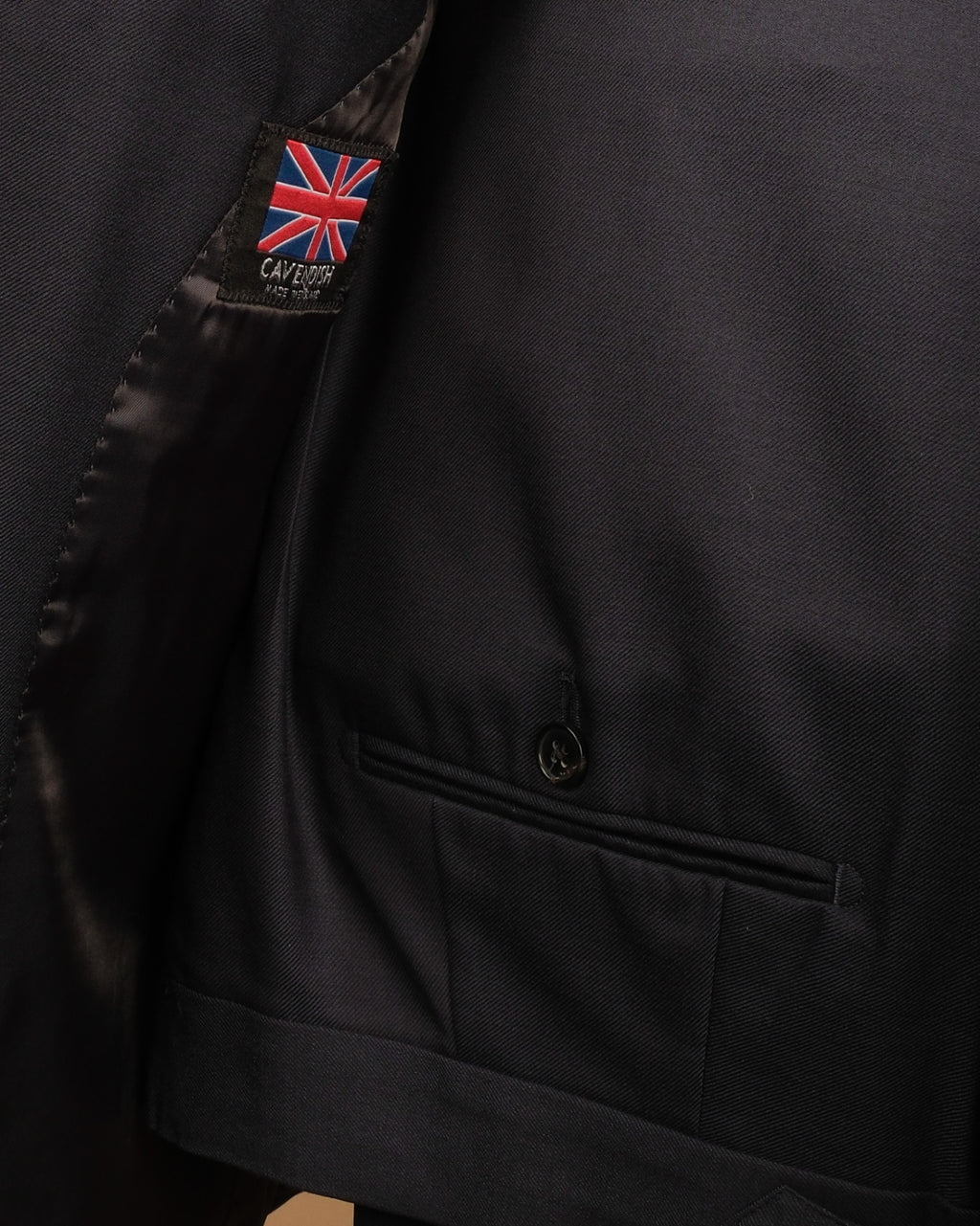 Navy Cavendish Wool Twill Suit