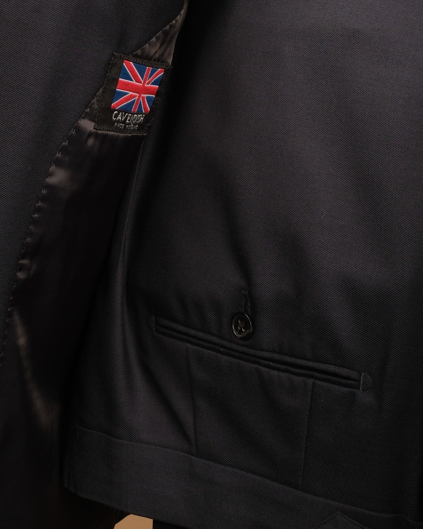 Navy Cavendish Wool Twill Suit